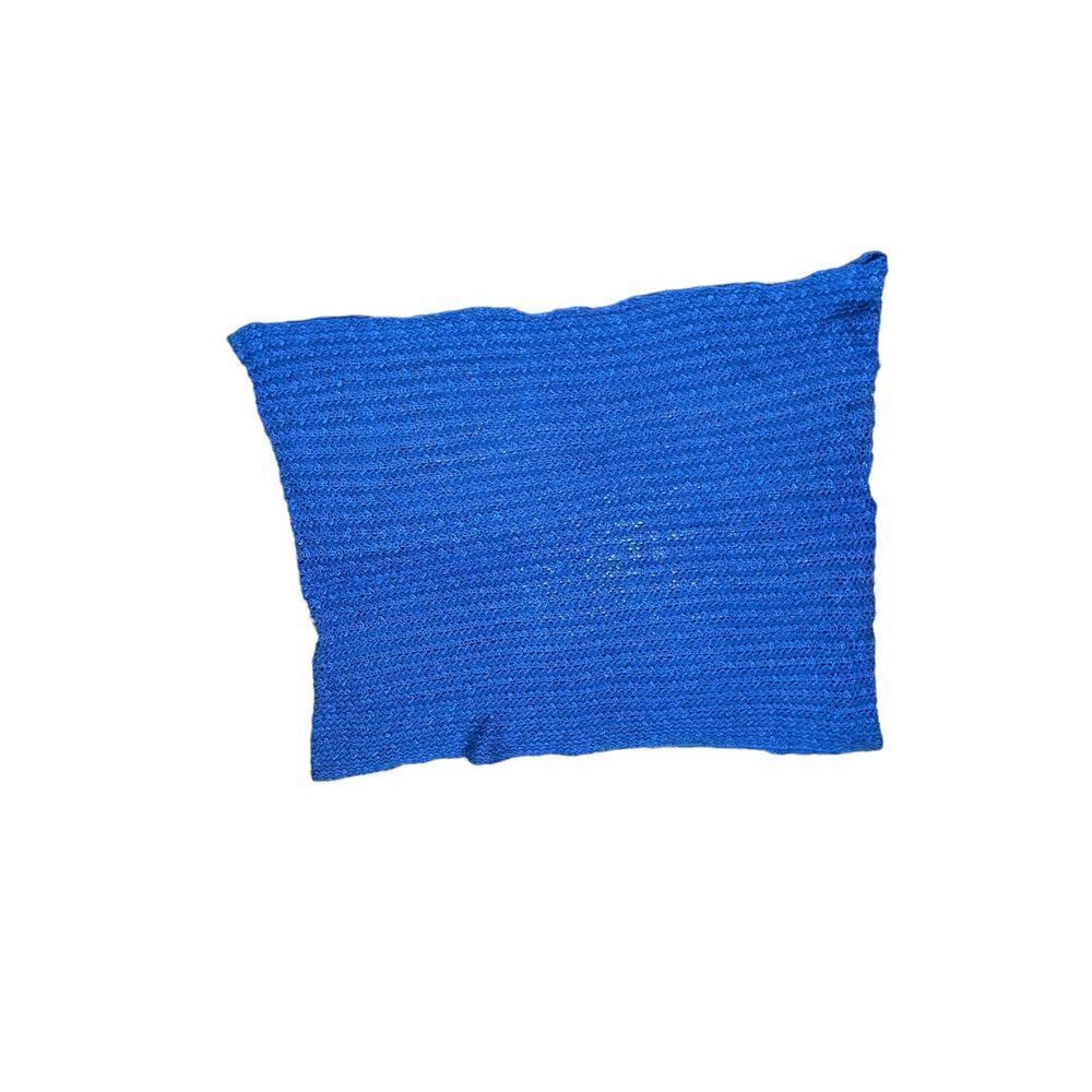 OPEN‎ WEAVE BLUE SCARF